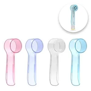 Huse de protectie pentru periuta de dinti electrica, set 4 culori pastel