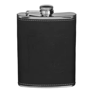 Plosca din inox inoxidabil cu acoperire de piele artificială