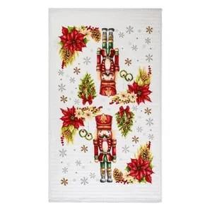 Prosop de Bucătărie Bumbac Model Crăciun Spargător de Nuci 60x35cm