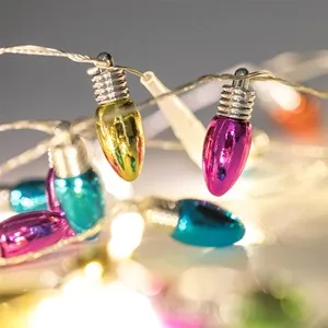 Luminie LED colorate cu baterii pentru decorațiuni interior