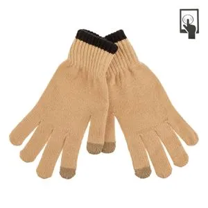 Manusi Tricotate Bej pentru Ecran Tactil – Accesorii de Iarnă
