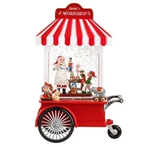 Glob de Crăciun Candy Shop cu LED și Muzică Interactivă