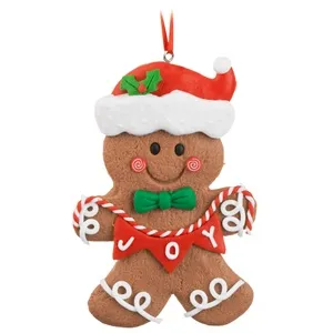 Ornament Crăciun Figurine Om Turta Dulce cu Caciulita