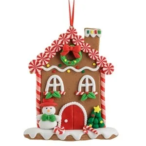 Ornament Brad de Craciun Casa de Turta Dulce decorativ