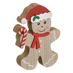 Figurina Decorativă Crăciun Om de Turta Dulce – Detal Elegant