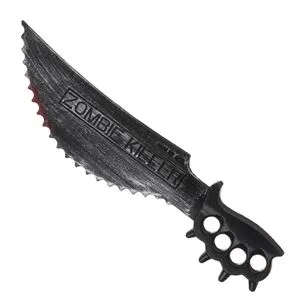 Cutit de Halloween cu sange, 51 cm, negru