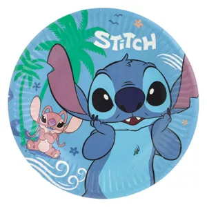 Set farfurii carton personaj Stitch pentru petreceri 6 bucăți