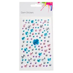 Autocolante acrilice decorative cerculețe set mixt culori