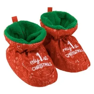 Botosei de Craciun Rosii pentru Bebelusi - My 1st Christmas