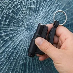 Breloc 2 în 1 de Urgență - Instrument Multifuncțional