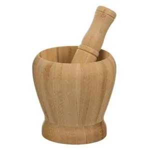 Mojar cu Pistil din Bambus, Ø10x10.5cm