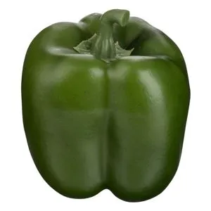 Ardei Gras Verde Artificial din Plastic, 10cm