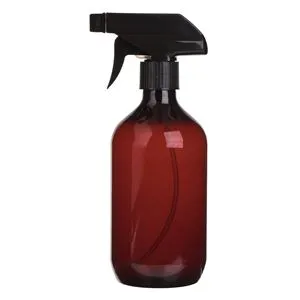 Pulverizator din Plastic Maro Negru 500ml cu Mâner Ergonomic