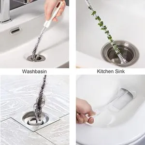Spirală pentru desfundat țevi 50cm, Set 2 bucăți