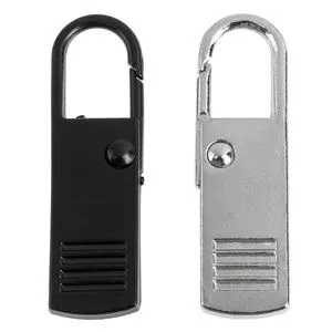 Rezerve Extractor Fermoar Metalice Argintiu și Negru - Set de 2