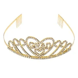 Tiara Aurie cu Strass pentru Absolvire, Mesaj Grad