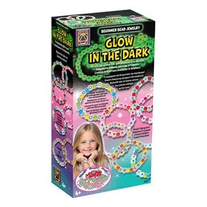 Set Creativ Bratari care Strălucesc în Întuneric, 9 bucăți, Multicolor