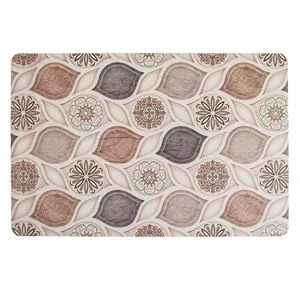 Suport farfurie decorativ cu model marocan, 43.5x28.5cm, tonuri pământii