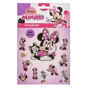 Set Autocolante Minnie Mouse și Daisy cu Glitter