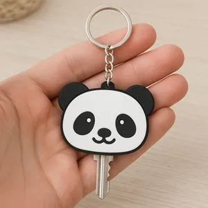 Breloc Silicon Panda pentru Chei