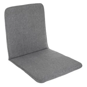 Pernă scaun cu spătar, Gri, 86x43 cm, pentru exterior