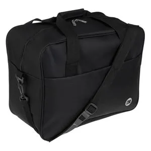 Geanta de Voiaj Neagra cu Buzunar Exterior, 24L