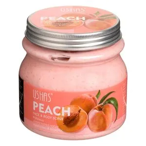 Scrub Exfoliant pentru Corp și Față cu Aromă de Piersici, 300 ml