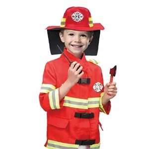 Costum Deghizare Pompier pentru Copii - Set Complet cu Accesorii