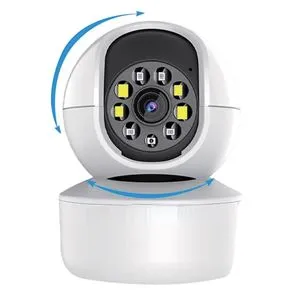 Cameră de supraveghere WiFi HD pentru interior, cu vedere nocturnă și rotație 355°