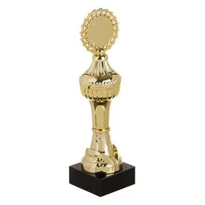 Trofeu Auriu cu Baza din Marmura, 19 cm