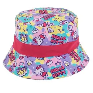 Palarie Bucket Colorată pentru Bebeluși – Stil Hello Kitty