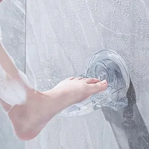 Suport pentru picioare cu fixare pe perete - Plastic transparent