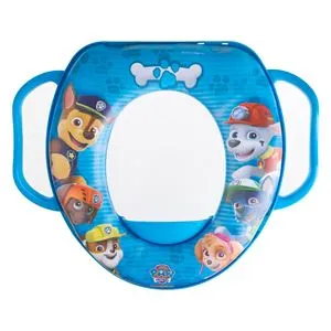 Reductor WC cu mâner pentru copii, albastru, cu design Paw Patrol, 30x35x7 cm