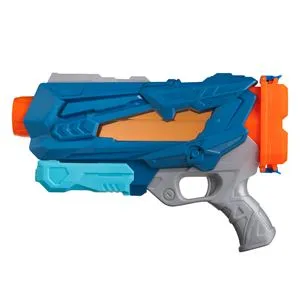 Pistol de apa din plastic, 33 cm, Albastru/Turcoaz