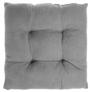 Perna scaun textil gri 40x40cm pentru decor