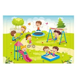 Puzzle pentru copii, 24 piese, Multicolor