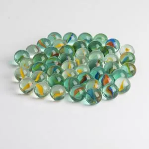Bile din sticlă transparente de 15mm, set de 50 buc