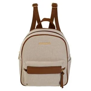 Rucsac Mini Bej Maro pentru Femei, Dimensiune 23x11x25cm