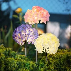 Hortensie cu incarcare solară și lumină calda – Decorați exteriorul