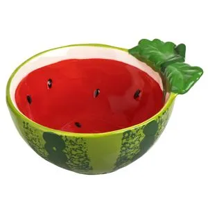 Bol Ceramic Rotund pentru Înghețată cu Model Pepene 300ml