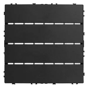 Placă podea exterior plastic 30x30x2cm, antracit