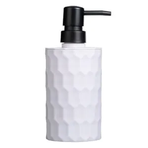 Dozator plastic alb cu model celular pentru sapun lichid 410ml