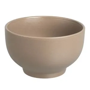 Bol ceramic bej mat, 600 ml, pentru servire
