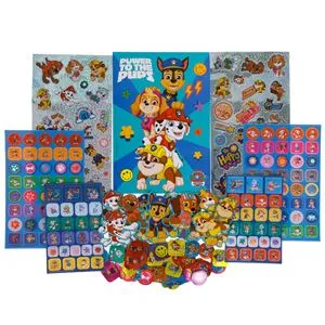 Set Autocolante cu Model Paw Patrol & Bloc - 500 buc, Multicolor