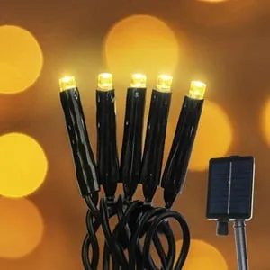 Instalare Lumini Solare LED cu 200 Becuri cu Programare