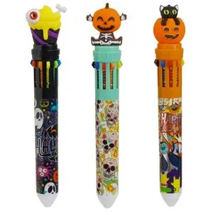 Pix cu 10 Mine Colorate și Figurine de Halloween, Multicolor