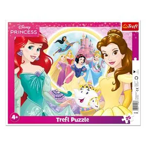 Puzzle cu printese, 25 de piese, Multicolor