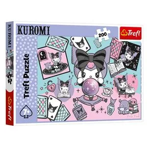 Puzzle Kuromi, 200 de piese, Mediu, Multicolor