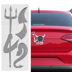 Autocolant Dracușor Argintiu pentru Emblema Mașină