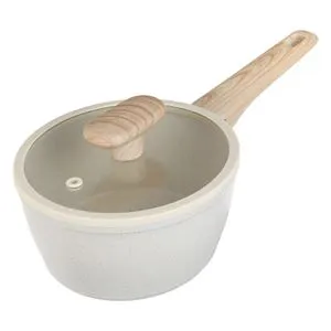 Cratiță Antiaderentă cu Finisaj Ceramic și Capac, 16 cm, 1L